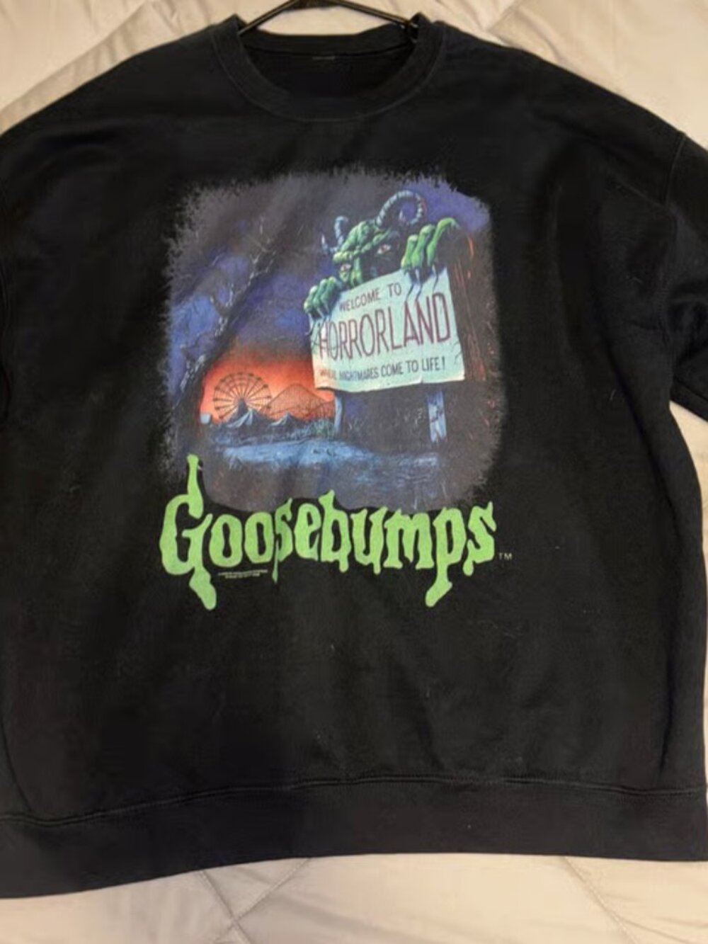 Men's Horror Graphic Sweatshirt Size 2XL